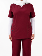 Rosaline Burgundy Female Cut