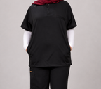 Rosaline Black Half Collar