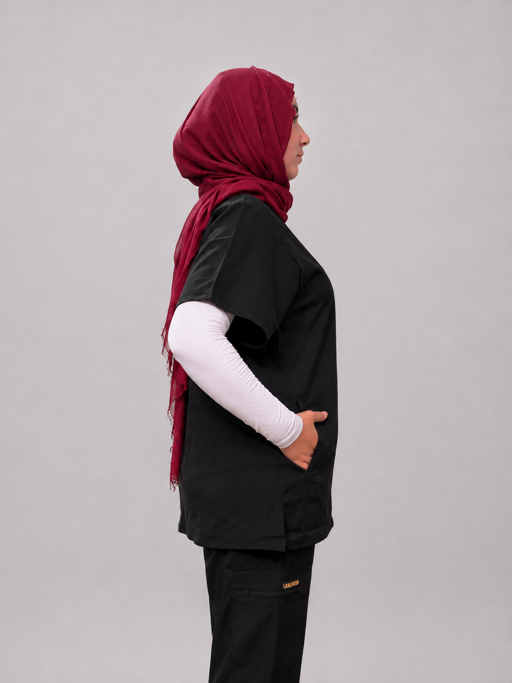 Rosaline Black Half Collar