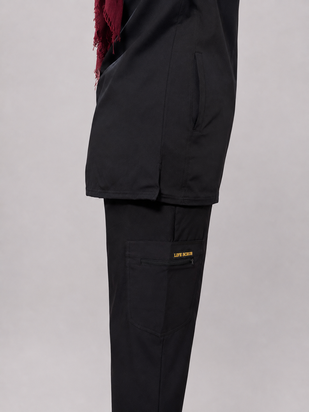 Rosaline Black Half Collar