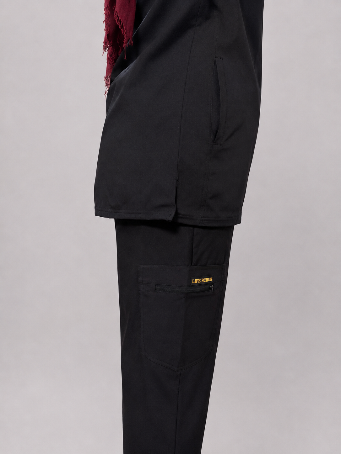 Rosaline Black Half Collar