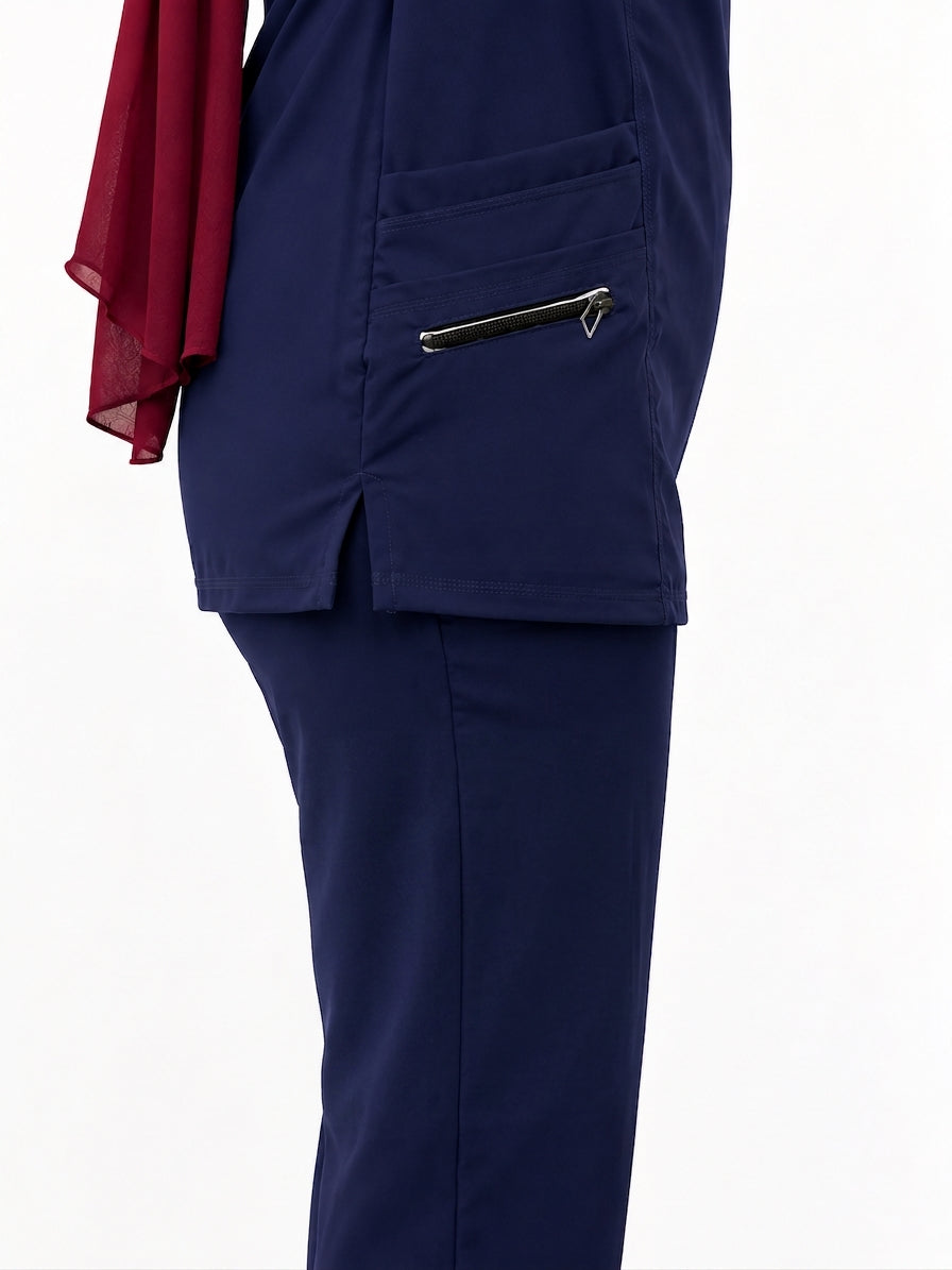 Rosaline Navy Female Cut
