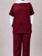 Rosaline Burgundy Half Collar