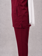 Rosaline Burgundy Half Collar