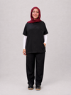 Rosaline Black Half Collar