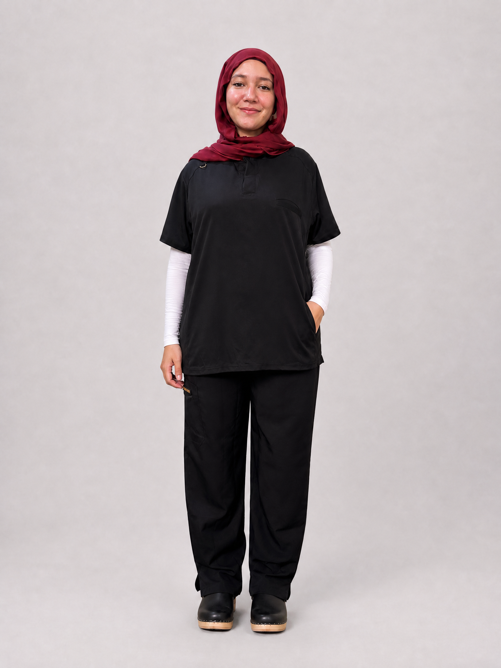 Rosaline Black Half Collar