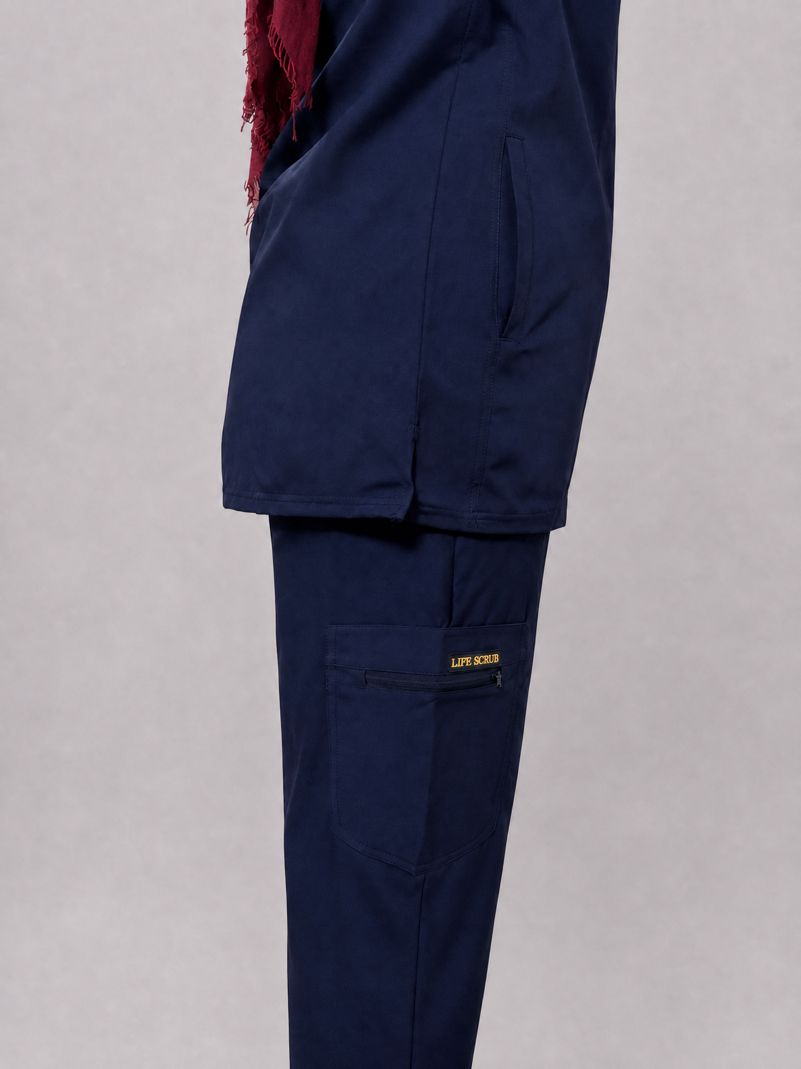 Rosaline Navy Half Collar