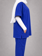 Royal V-Neck Unisex Scrub - Royal Blue