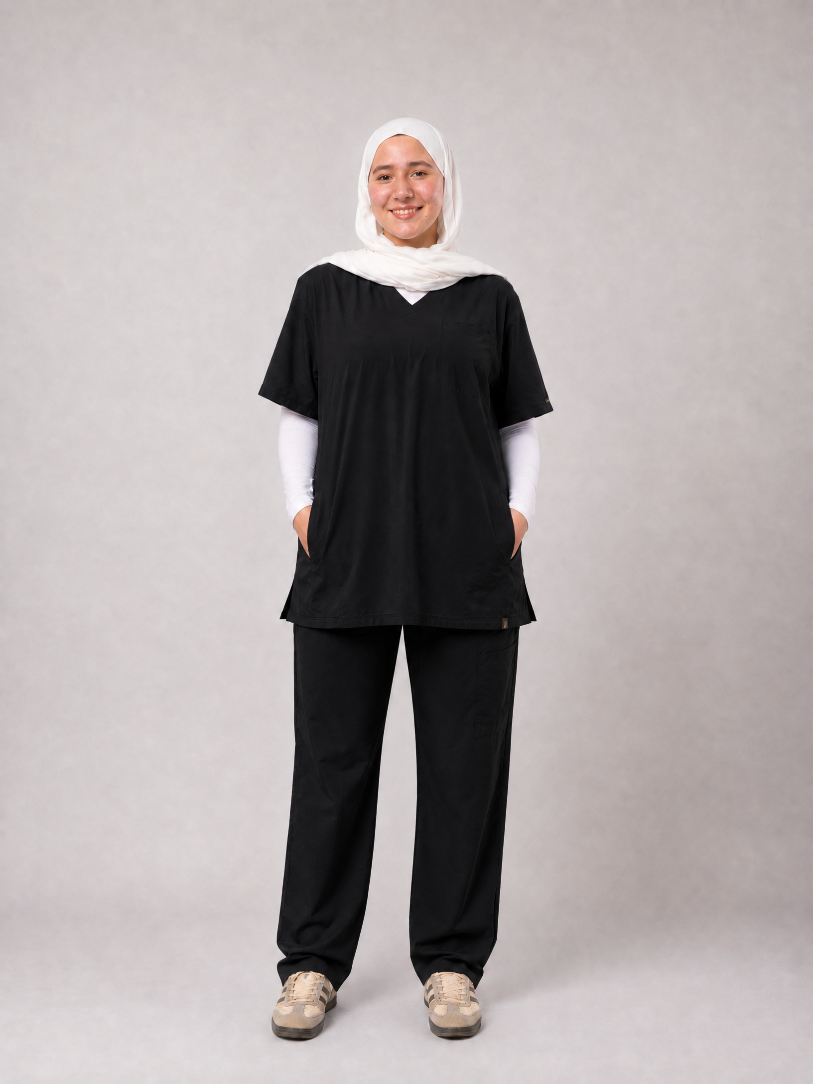 Royal V-Neck Unisex Scrub - Sky Blue