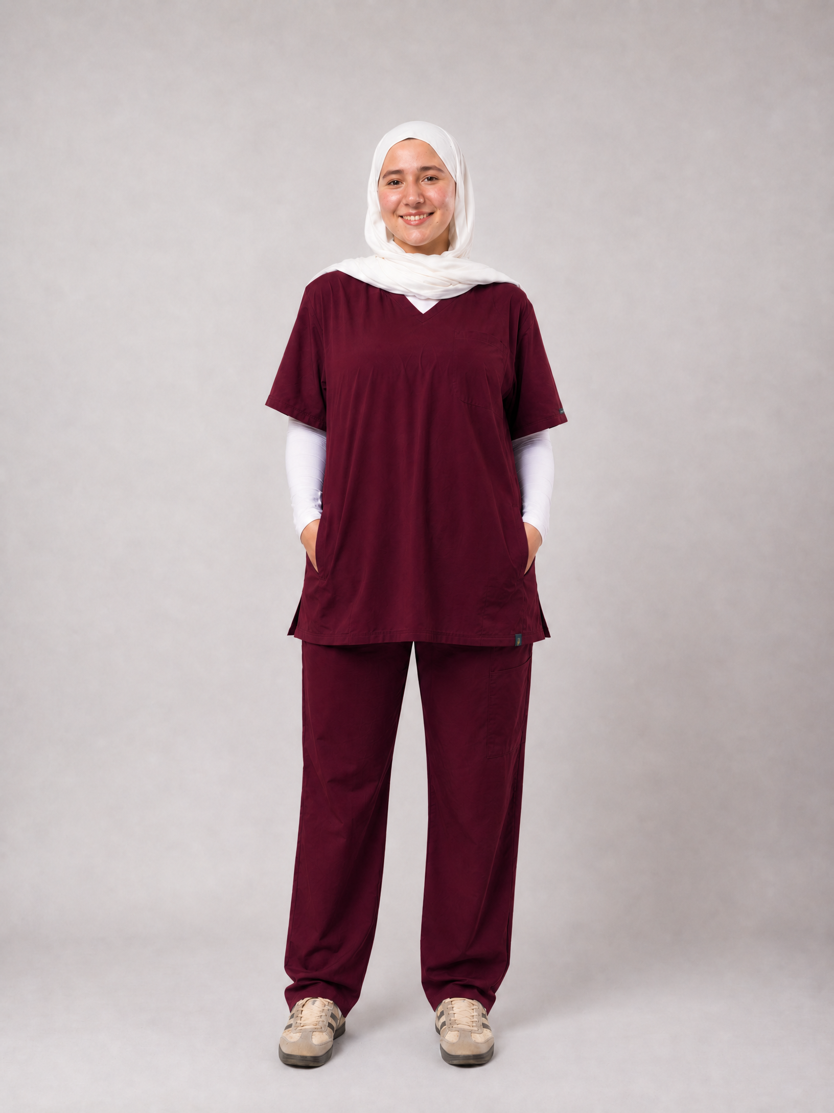 Royal V-Neck Unisex Scrub - Sky Blue