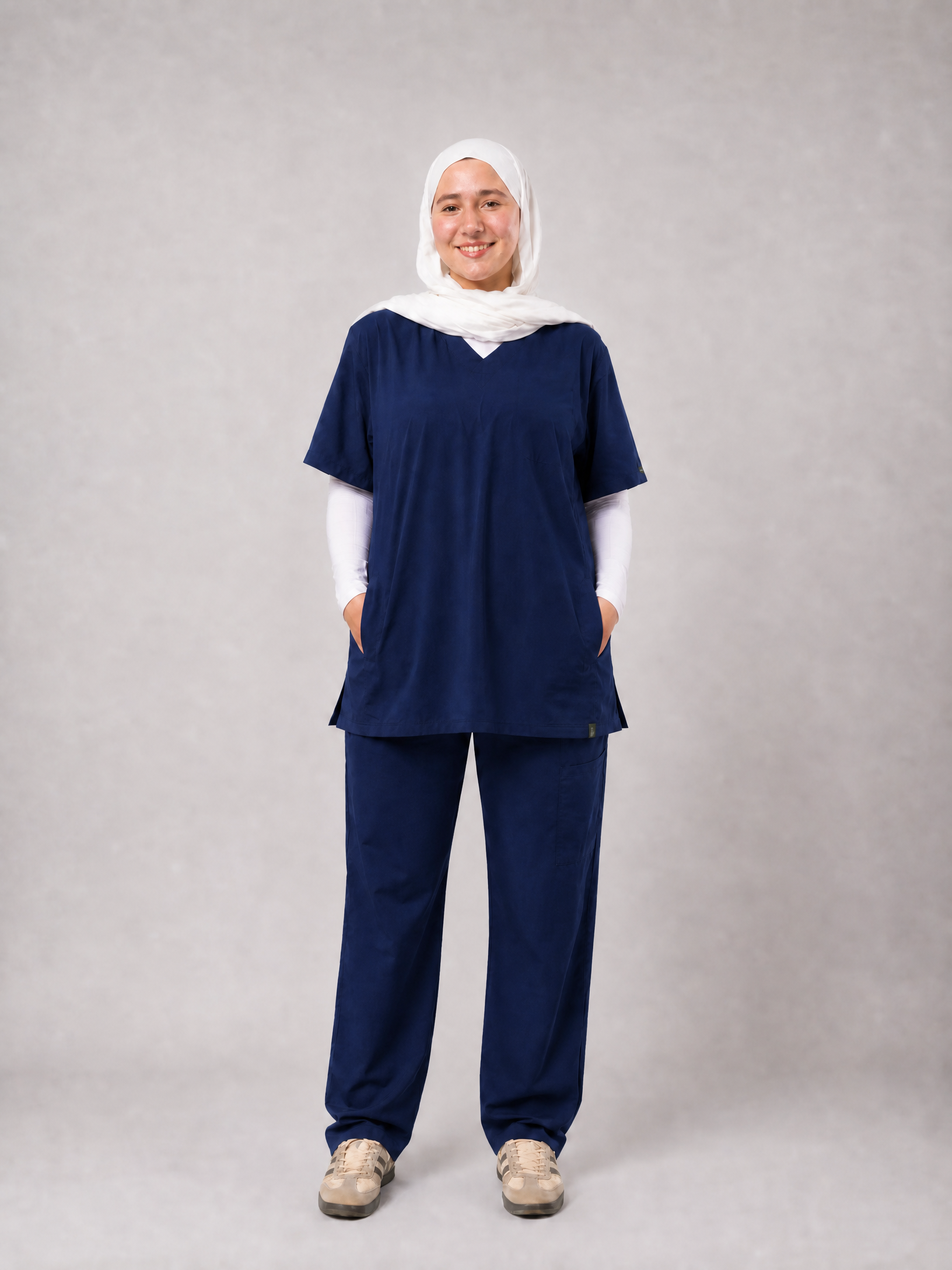Royal V-Neck Unisex Scrub - Sky Blue